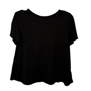 Old Navy Active go-dry wrap back top black women's size M